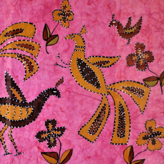 Sohrai Birds-Hand Painted Sohrai Painting